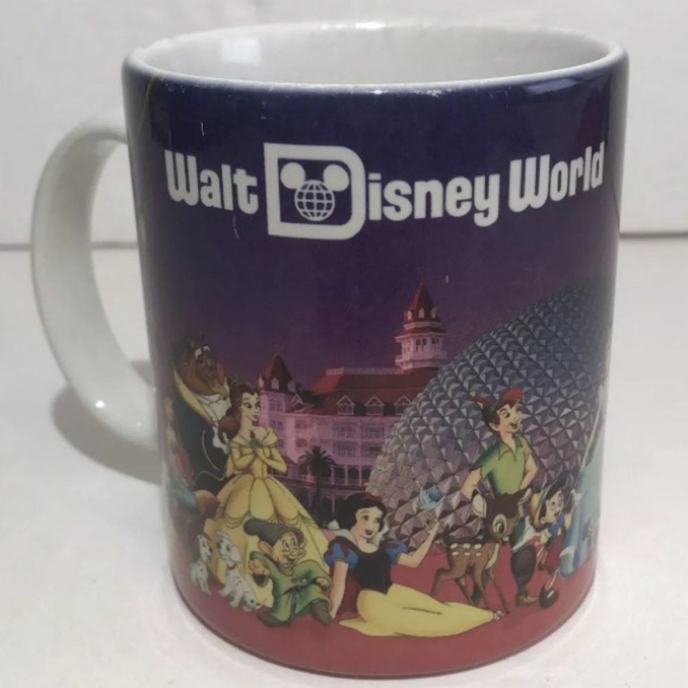 Vintage Walt Disney World Mug Cartoon Grandpa
